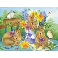 Jigsaw Puzzle Spring bouquet