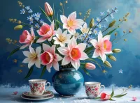 Jigsaw Puzzle Spring still life