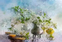 Jigsaw Puzzle Spring watercolor
