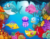 Jigsaw Puzzle Funny fish