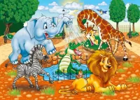 Jigsaw Puzzle Funny animals