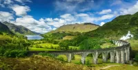 Jigsaw Puzzle Viaduct in Scotland