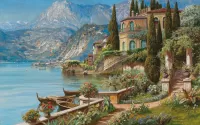 Puzzle Views of lake Como