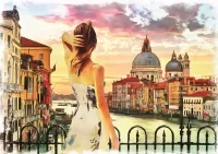 Jigsaw Puzzle View of Venice