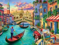 Quebra-cabeça Views Of Venice