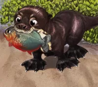 Rompicapo Otter and fish