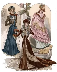 Пазл Викторианская мода