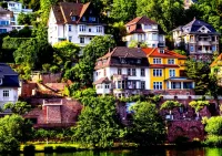 Quebra-cabeça Villas in Heidelberg