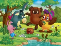 Puzzle Winnie and his friends