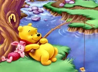 Jigsaw Puzzle Winnie the pooh and heels