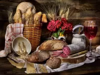 Bulmaca Wine and bread