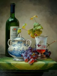Slagalica Vino i vinograd