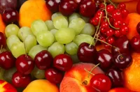 Quebra-cabeça Grapes and cherries