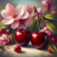 Jigsaw Puzzle Cherry