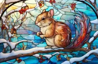 Jigsaw Puzzle Stained glass