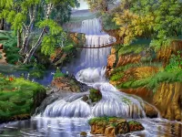 Zagadka Water cascade