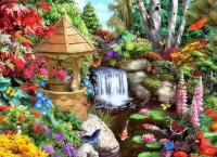 Jigsaw Puzzle Waterfall