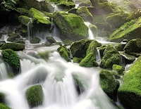 Jigsaw Puzzle Waterfall in Korea