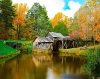 Puzzle watermill