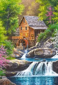 Jigsaw Puzzle Water mill