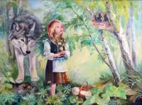 Slagalica Wolf and Little Red Riding Hood