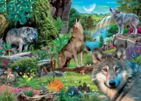 Jigsaw Puzzle Wolves