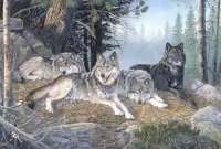 Slagalica Wolves rest