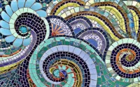 Quebra-cabeça Wave mosaic
