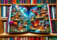 Quebra-cabeça Magic book