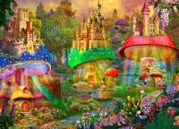 Jigsaw Puzzle Magic castles