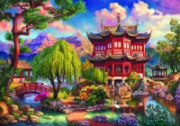 Jigsaw Puzzle East pagoda