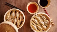 Bulmaca Oriental dumplings