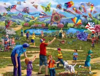 Jigsaw Puzzle Kites