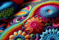 Zagadka knitted pattern