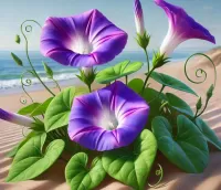 Slagalica Bindweed on the sand