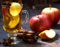 Jigsaw Puzzle apple drink