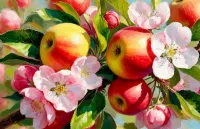 Пазл Яблоки 