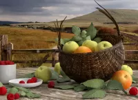 Slagalica Apples in a basket