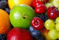 Пазл Ягоды и фрукты 