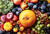 Jigsaw Puzzle Berries and vegetables