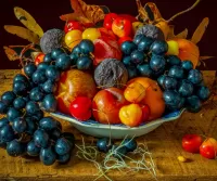 Quebra-cabeça Berries on a plate
