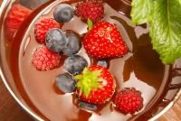 Bulmaca Chocolate covered berries
