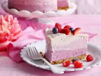 Puzzle Berry cheesecake