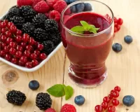 Jigsaw Puzzle Berry drink