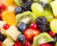 Puzzle Berry and fruit mix