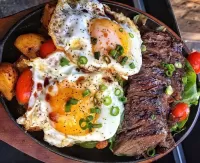 Puzzle Oeufs et viandes