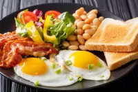 Quebra-cabeça Bacon and eggs