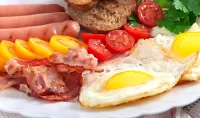 Quebra-cabeça eggs for breakfast
