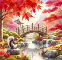 Jigsaw Puzzle Japanese Garden