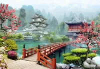 Слагалица Japanese garden